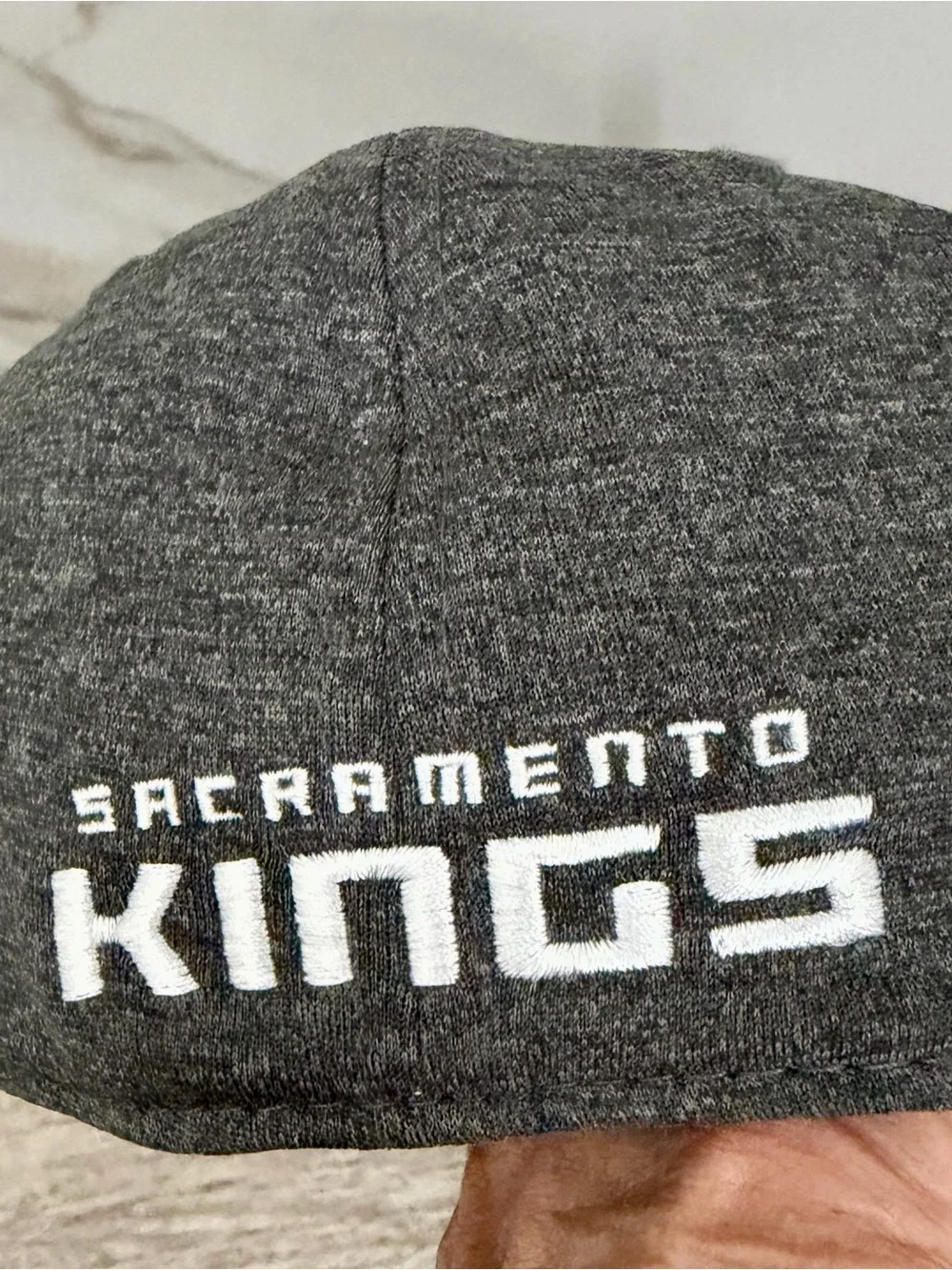 Sacramento Kings New Era 3930 Gray & Purple Fitted Hat M/L